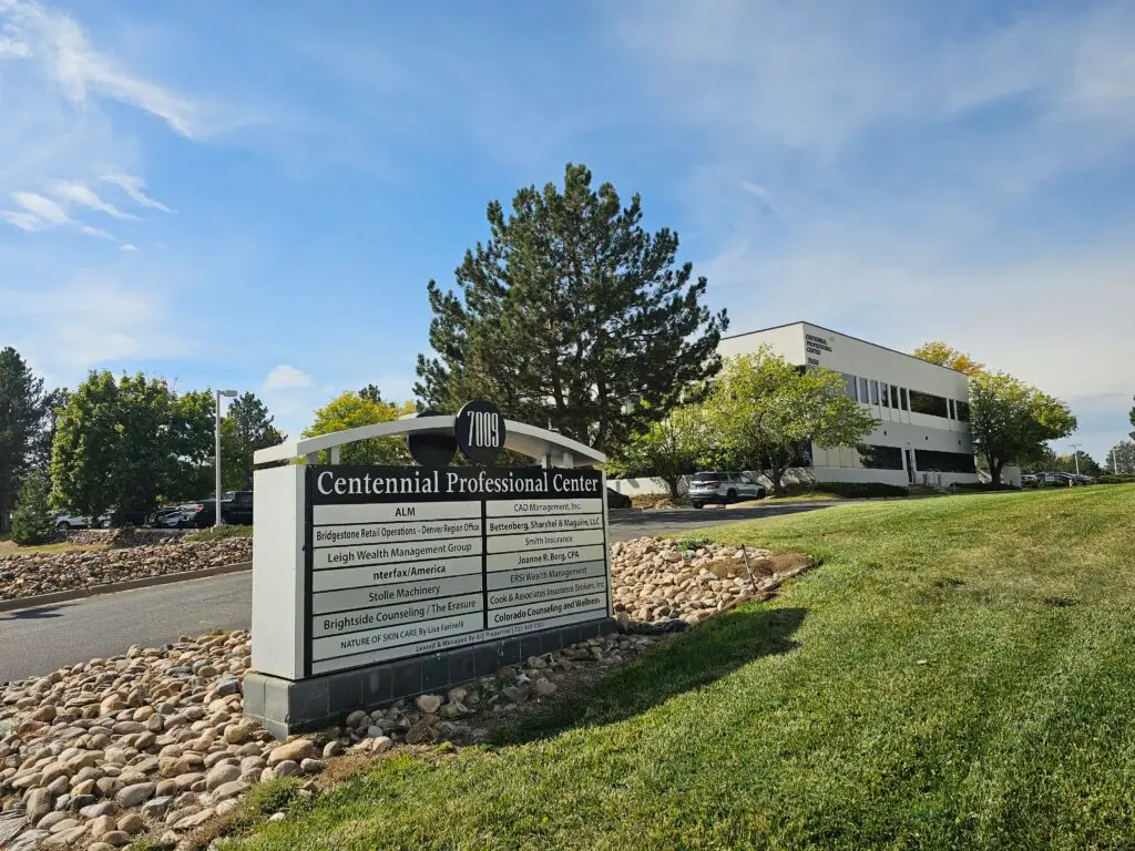 South Potomac Street Centennial CO Office Front sign