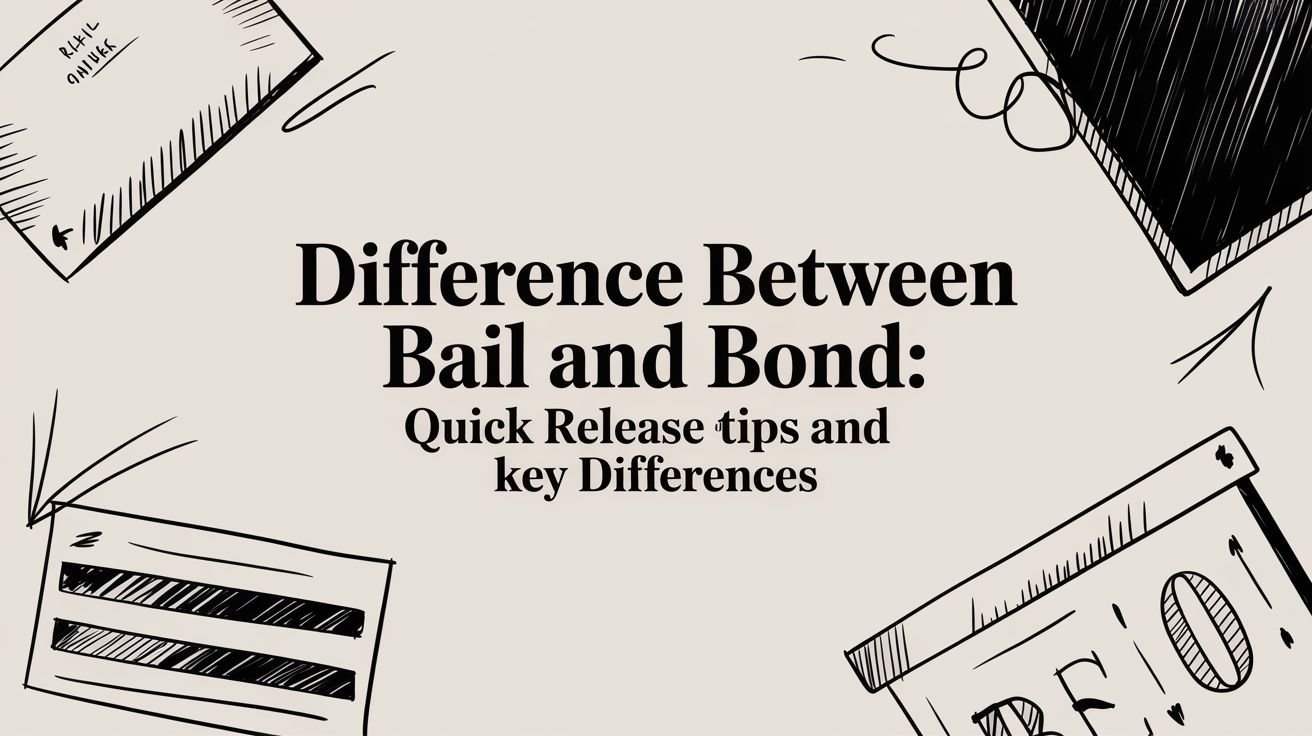 Difference Between Bail and Bond: Quick Release Tips and Key Differences