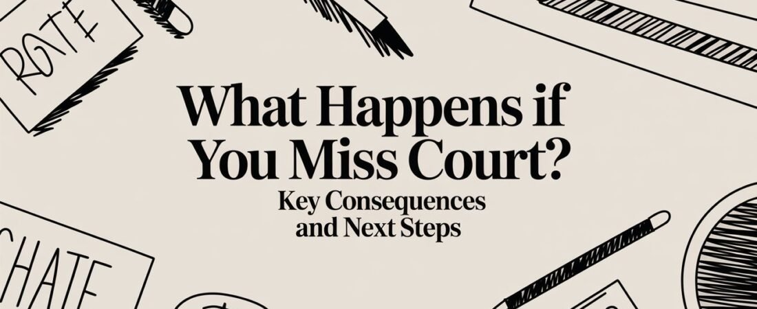 What happens if you miss court? Key consequences and next steps