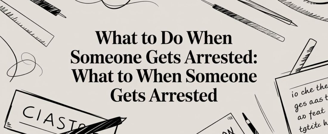 What to Do When Someone Gets Arrested: A Step-by-Step Guide