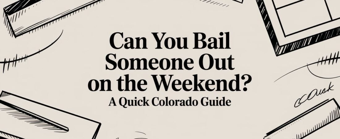 Can You Bail Someone Out on the Weekend? A Quick Colorado Guide