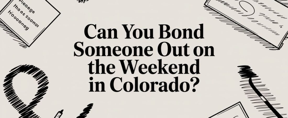 Can You Bond Someone Out on the Weekend in Colorado?