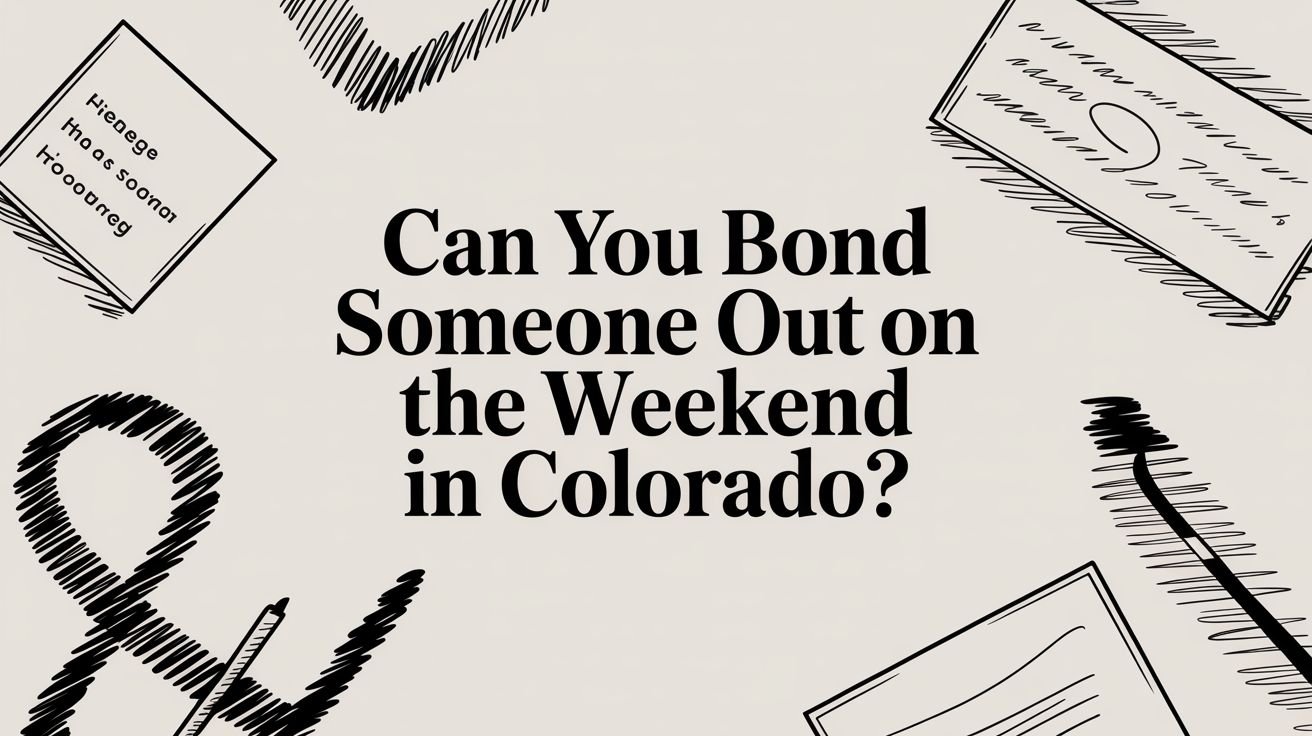 Can You Bond Someone Out on the Weekend in Colorado?