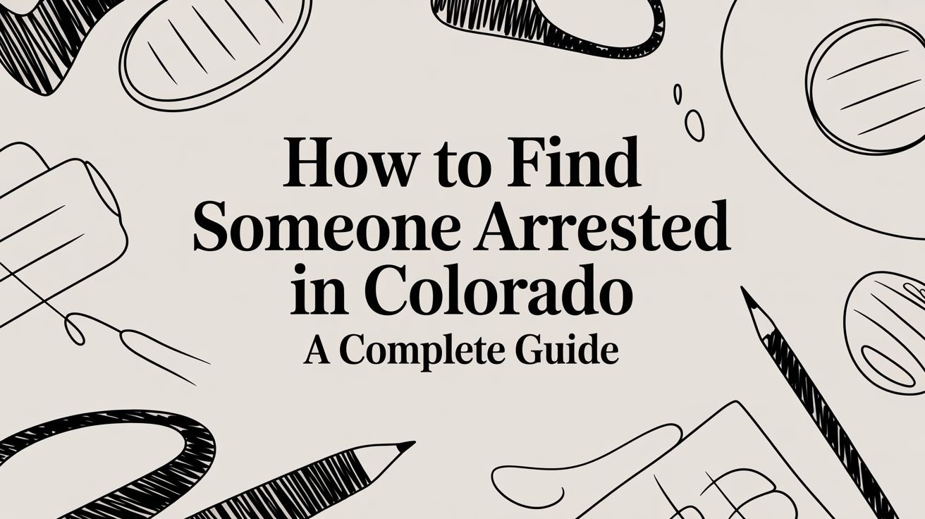 How to Find Someone Arrested in Colorado A Complete Guide