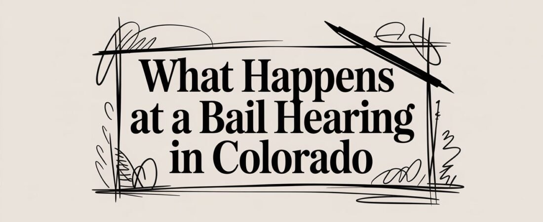 What Happens at a Bail Hearing in Colorado