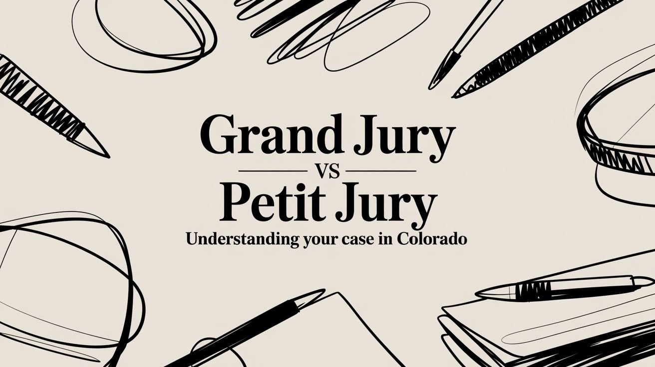 Grand Jury Vs Petit Jury Understanding Your Case In Colorado