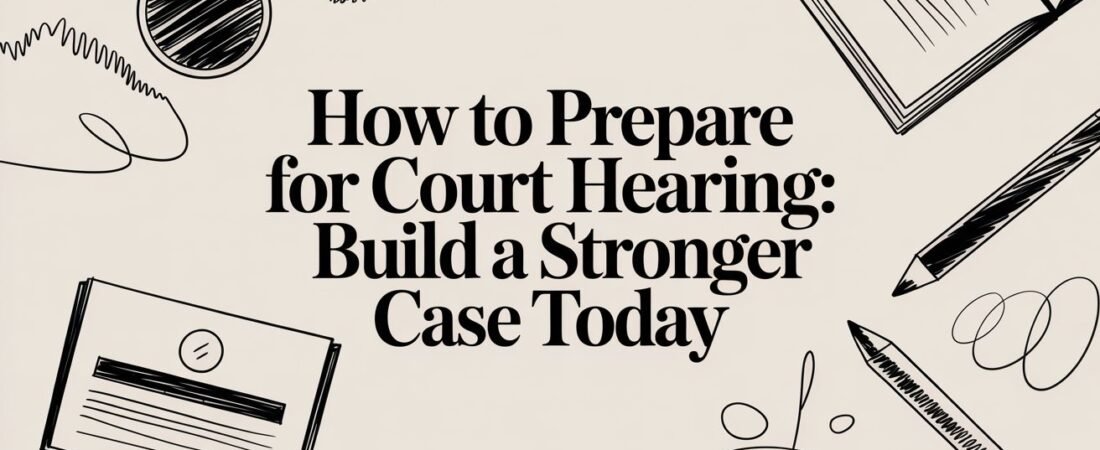 How to prepare for court hearing: Build a stronger case today