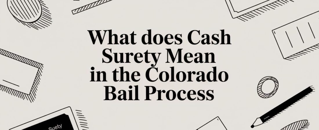 What Does Cash Surety Mean in the Colorado Bail Process