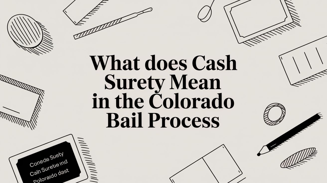 What Does Cash Surety Mean in the Colorado Bail Process