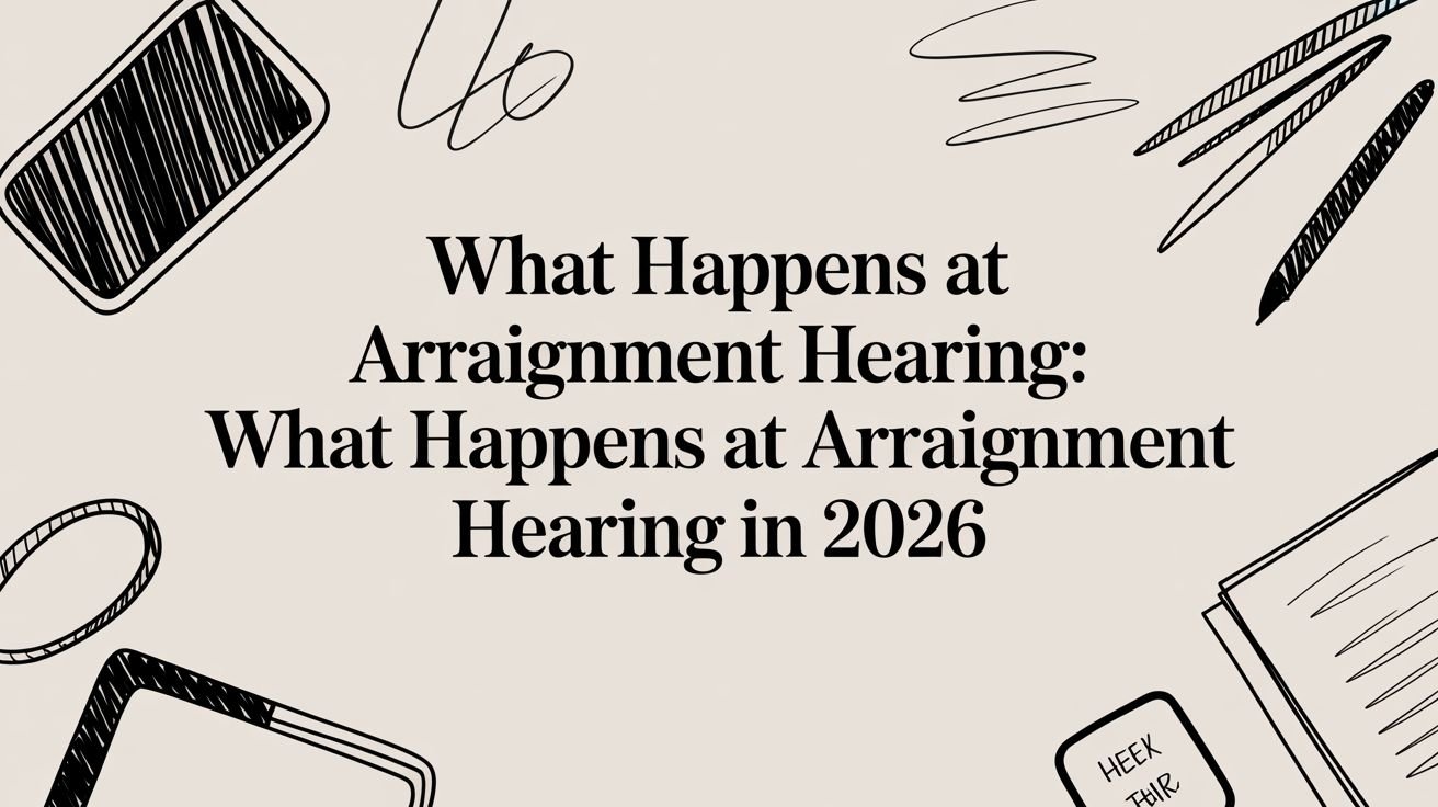 What Happens at Arraignment Hearing: what happens at arraignment hearing in 2026