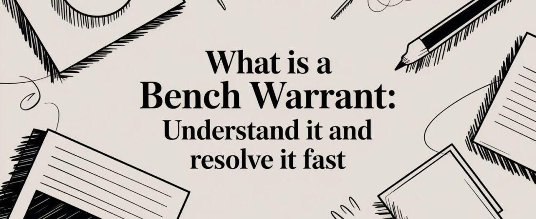 What is a bench warrant: Understand it and Resolve It Fast