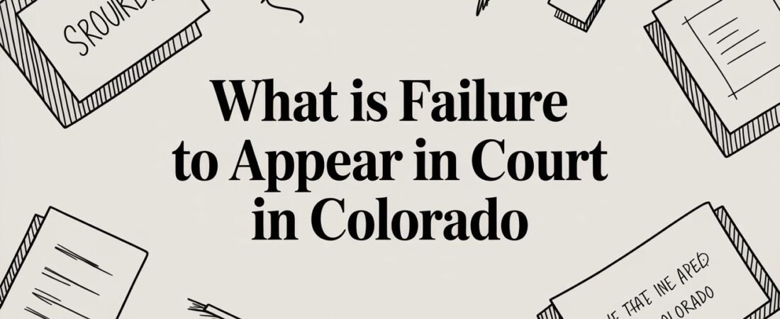 What Is Failure to Appear in Court in Colorado