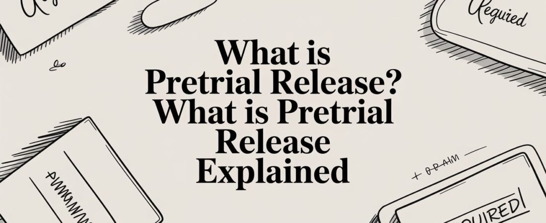 What is Pretrial Release? what is pretrial release explained