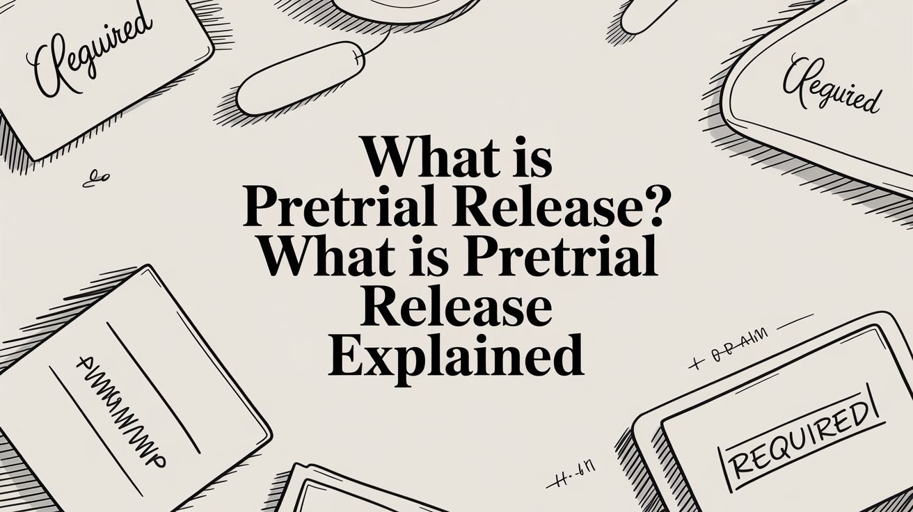 What is Pretrial Release? what is pretrial release explained