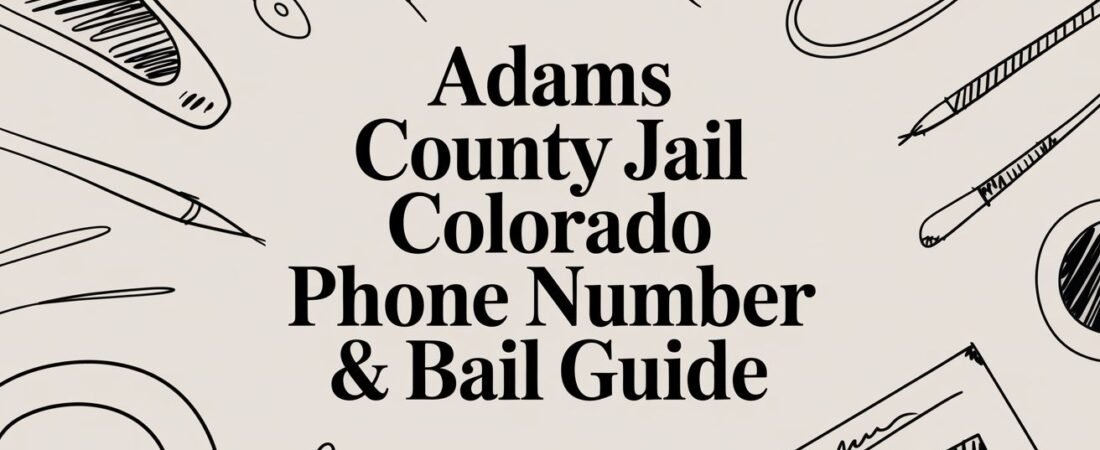 Adams County Jail Colorado Phone Number & Bail Guide