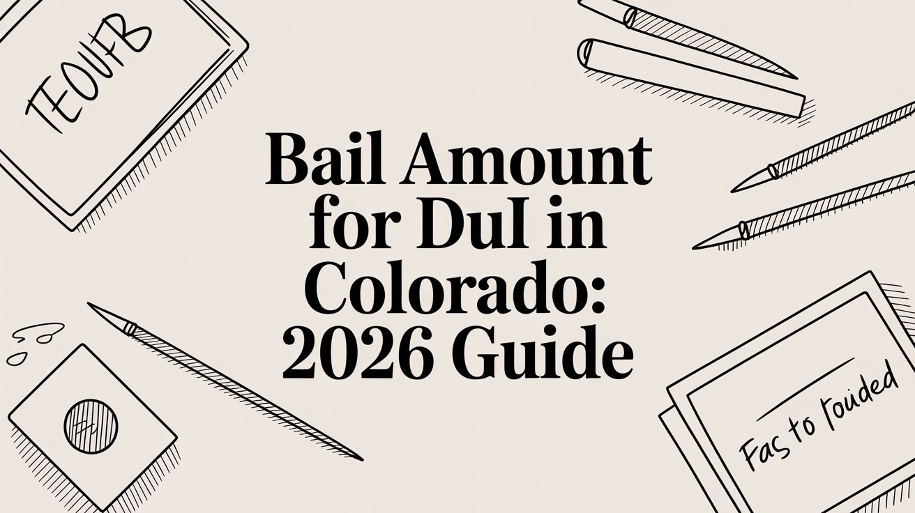 Bail Amount for DUI in Colorado: 2026 Guide