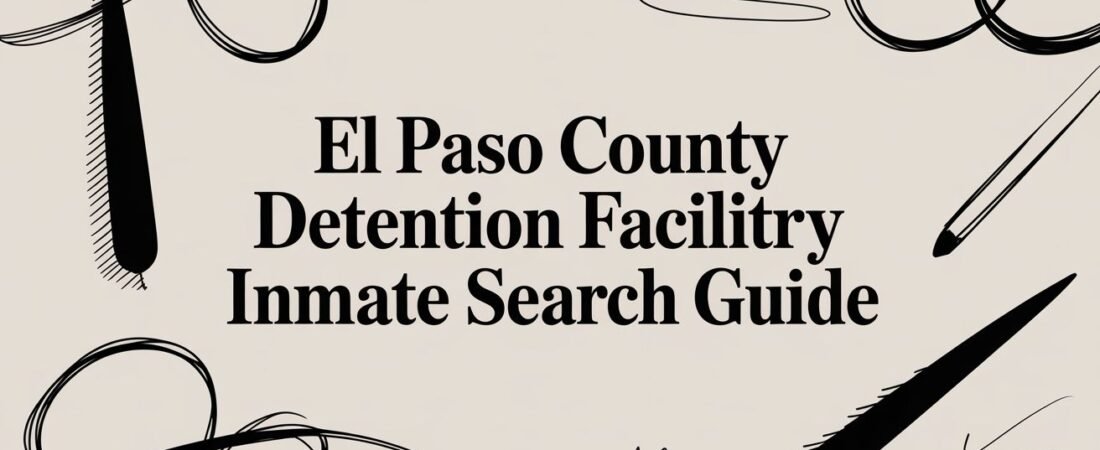 El Paso County Detention Facility Inmate Search Guide
