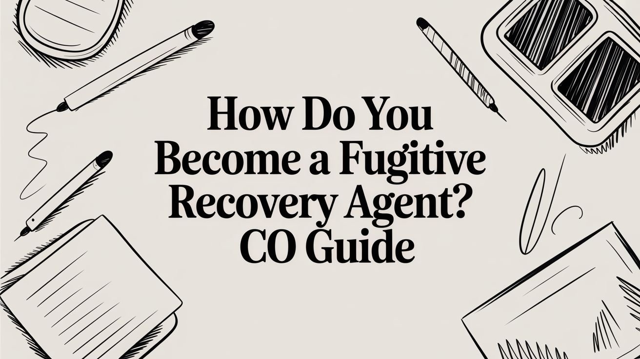 How Do You Become a Fugitive Recovery Agent? CO Guide