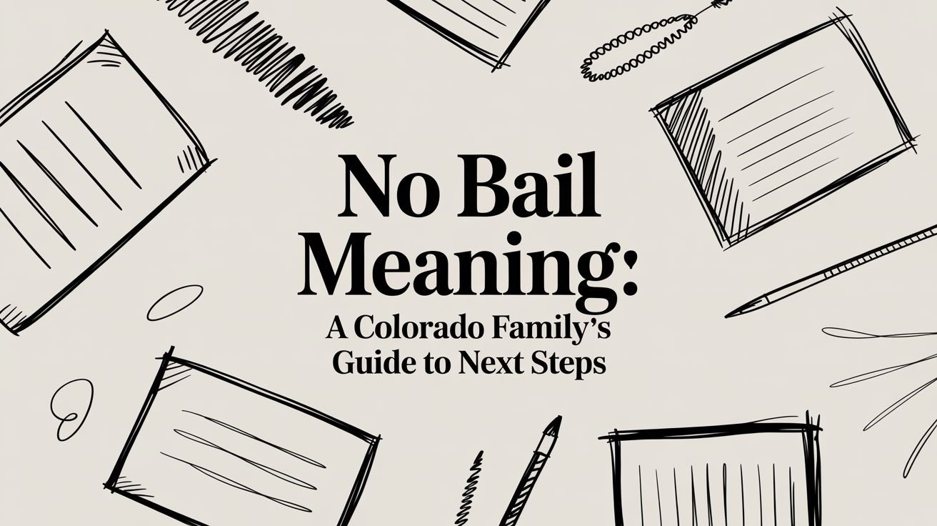 No Bail Meaning: A Colorado Family’s Guide to Next Steps