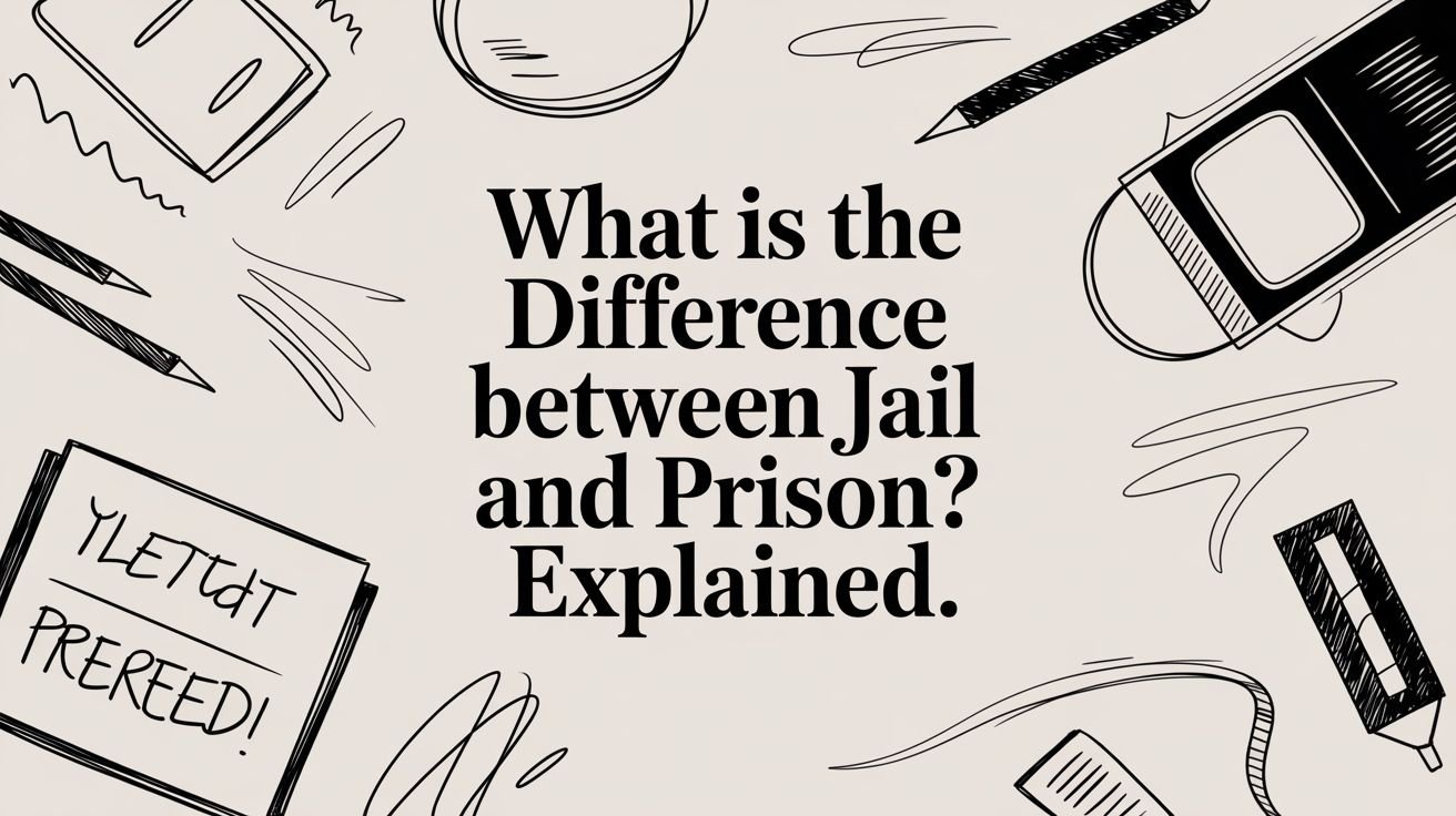 What is the difference between jail and prison? Explained in 2026.