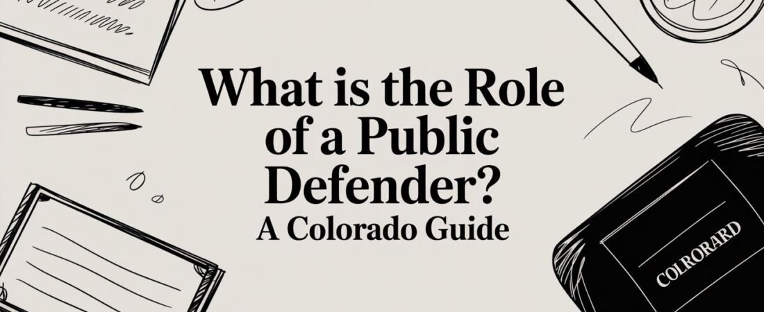 What Is the Role of a Public Defender? A Colorado Guide
