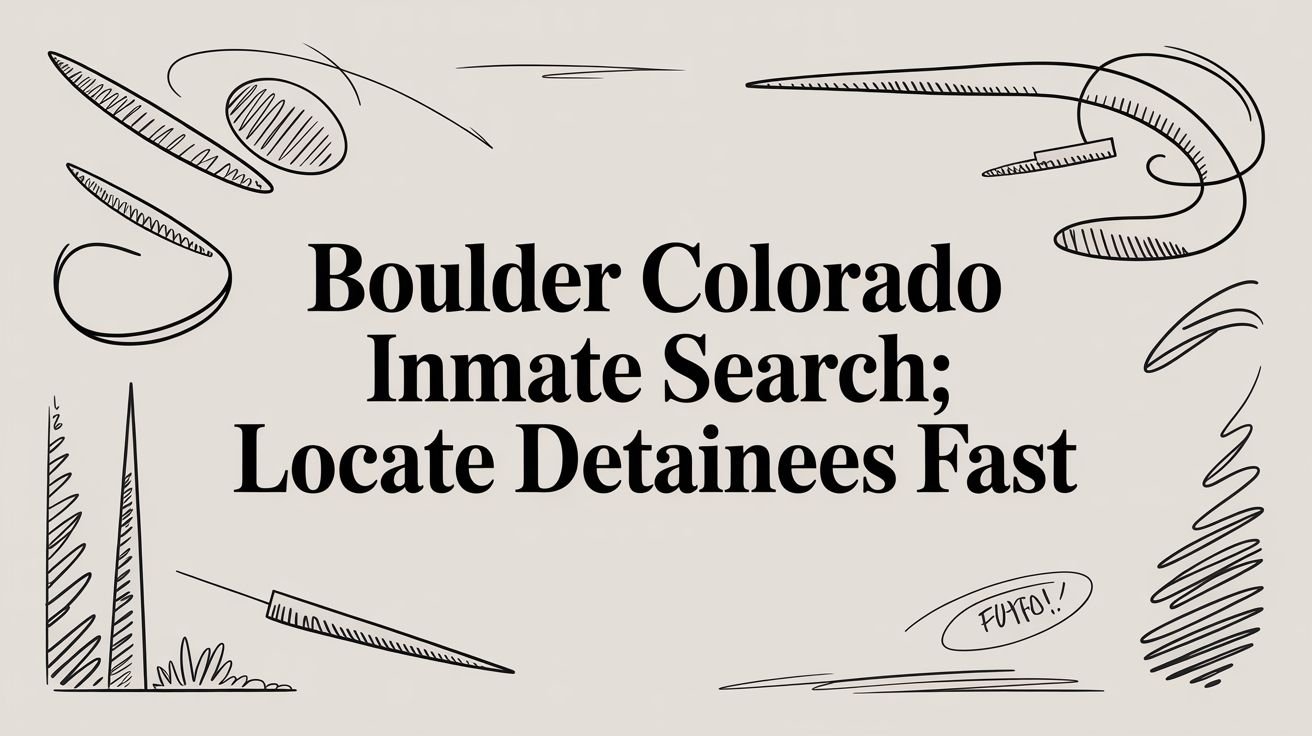 Boulder Colorado Inmate Search: Locate Detainees Fast