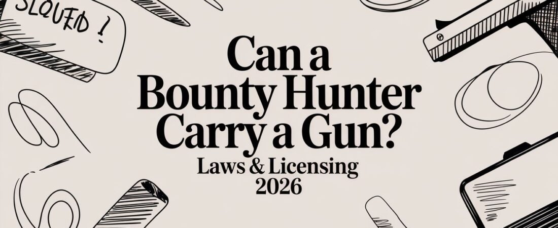 Can a Bounty Hunter Carry a Gun? Laws & Licensing 2026