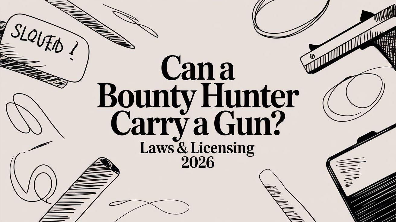 Can a Bounty Hunter Carry a Gun? Laws & Licensing 2026