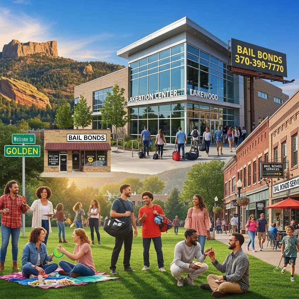 Diverse communities in Jefferson County, highlighting landmarks and positive interactions among residents
