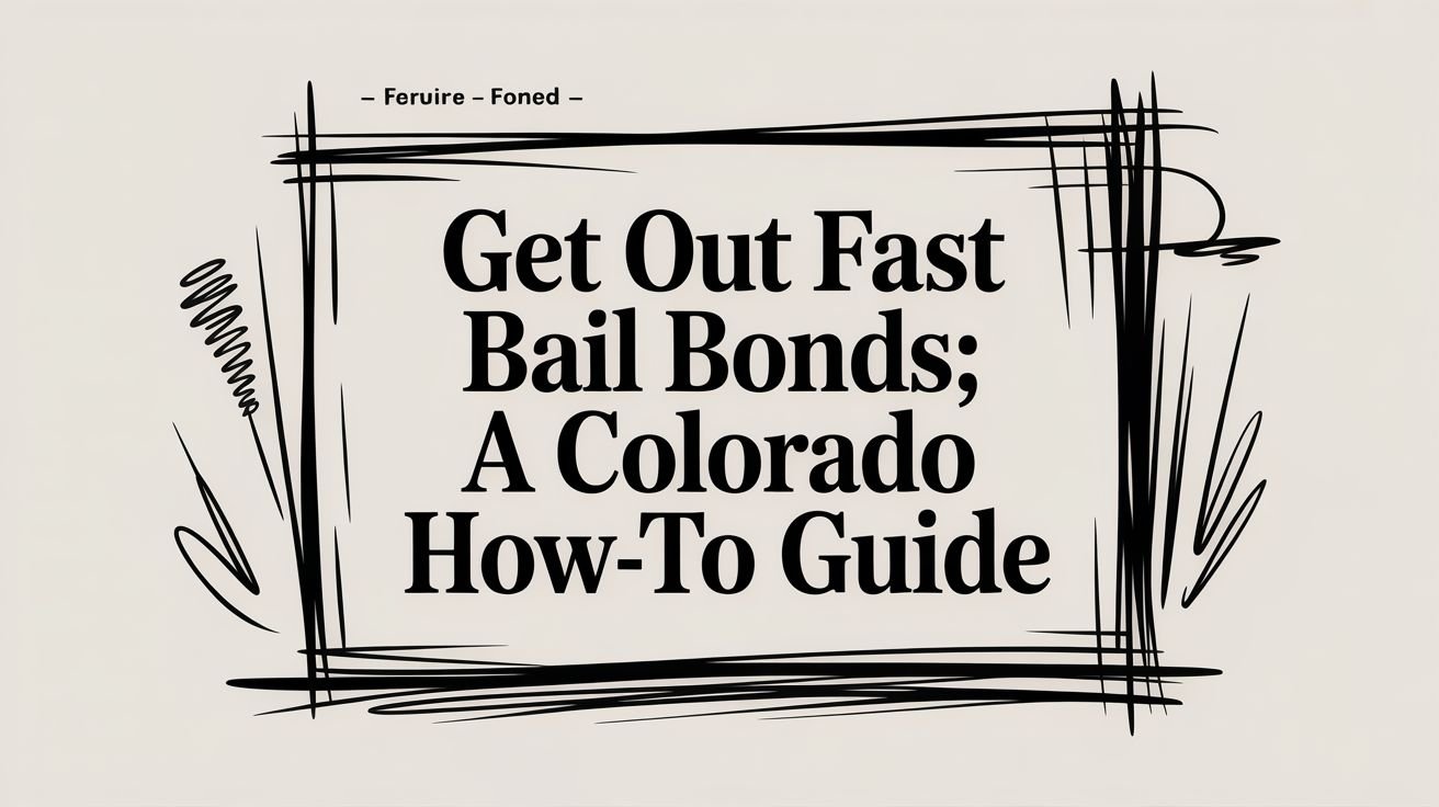 Get Out Fast Bail Bonds: A Colorado How-To Guide