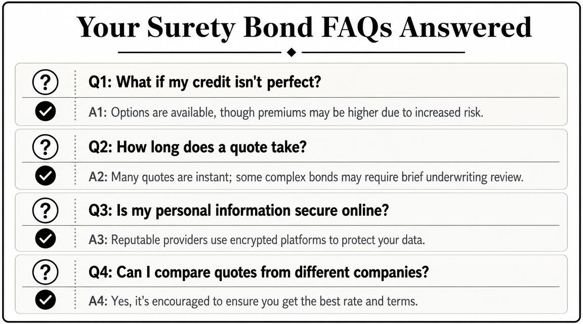 Frequently Asked Questions About Online Surety Bonds