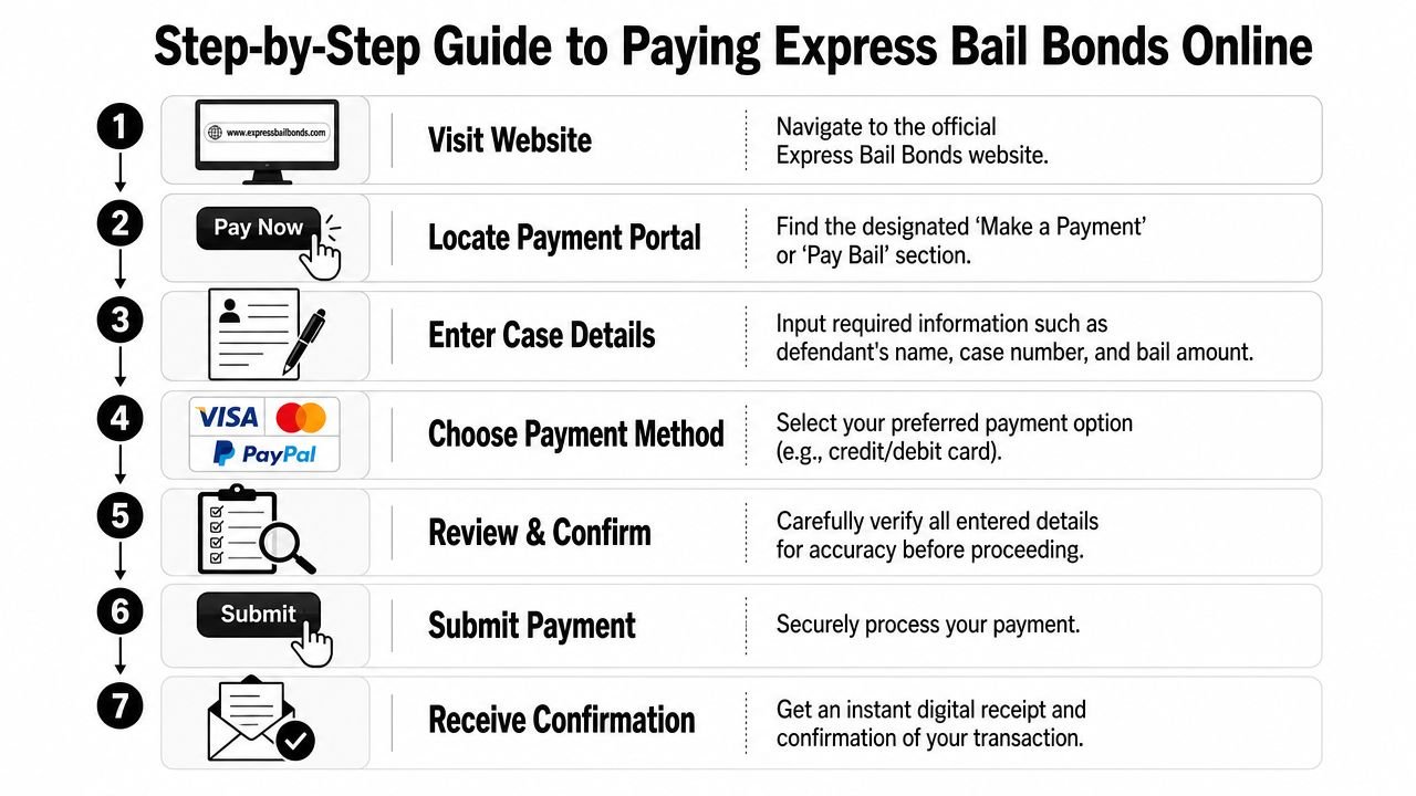 Step-by-Step Guide to Paying Express Bail Bonds Online