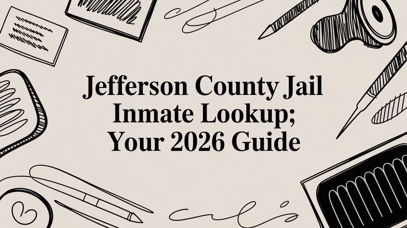 Jefferson County Jail Inmate Lookup: Your 2026 Guide
