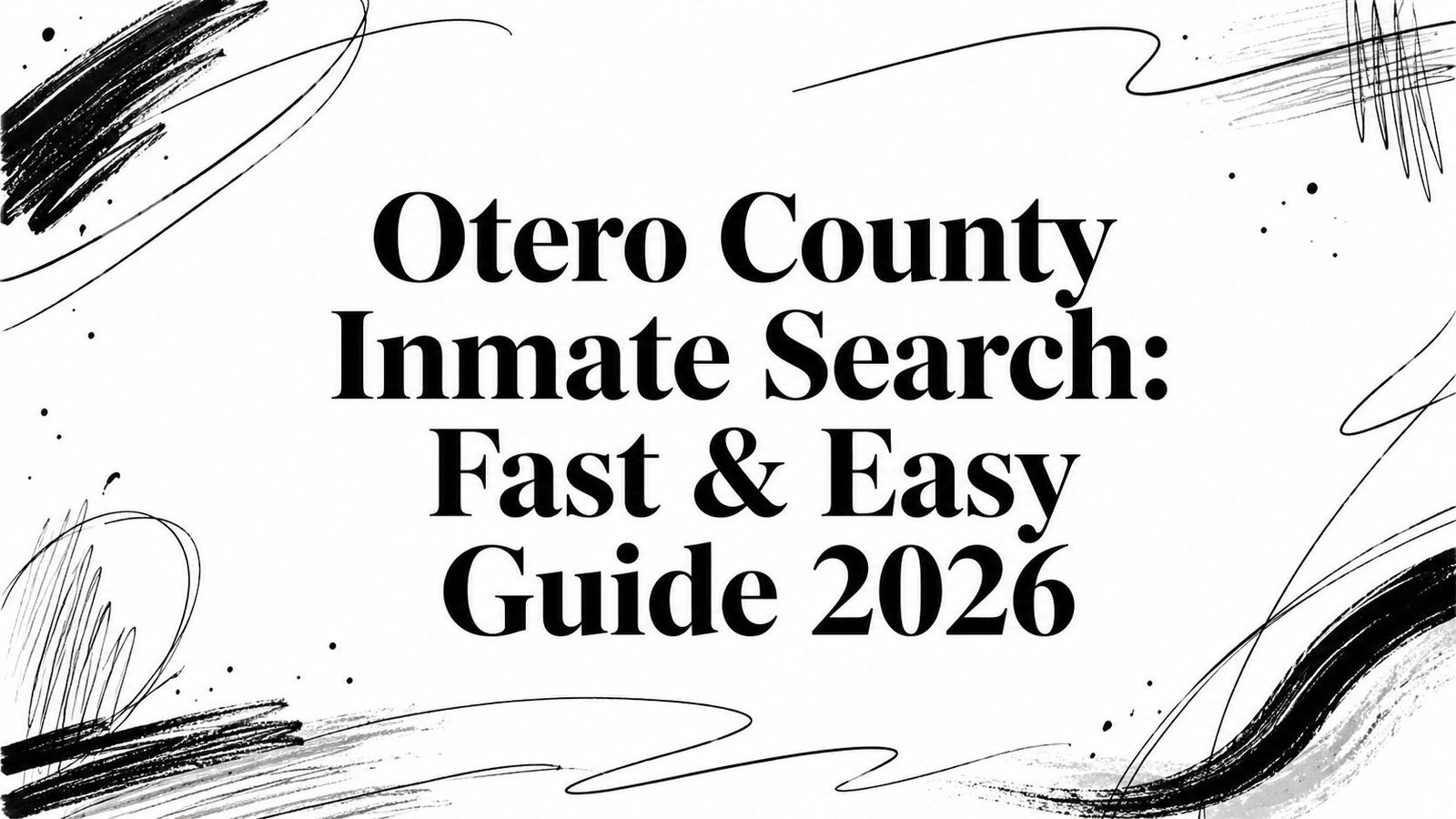 Otero County Inmate Search: Fast & Easy Guide 2026