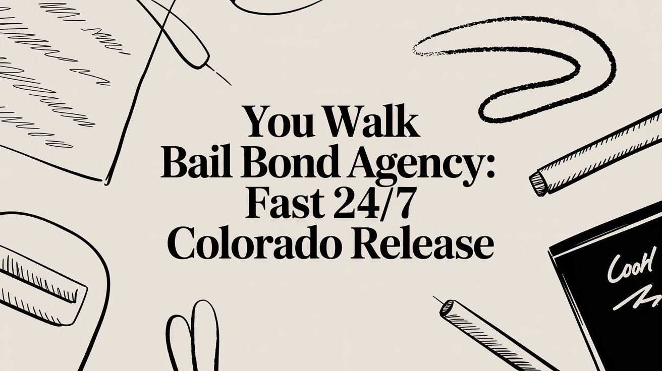 You Walk Bail Bond Agency: Fast 24/7 Colorado Release