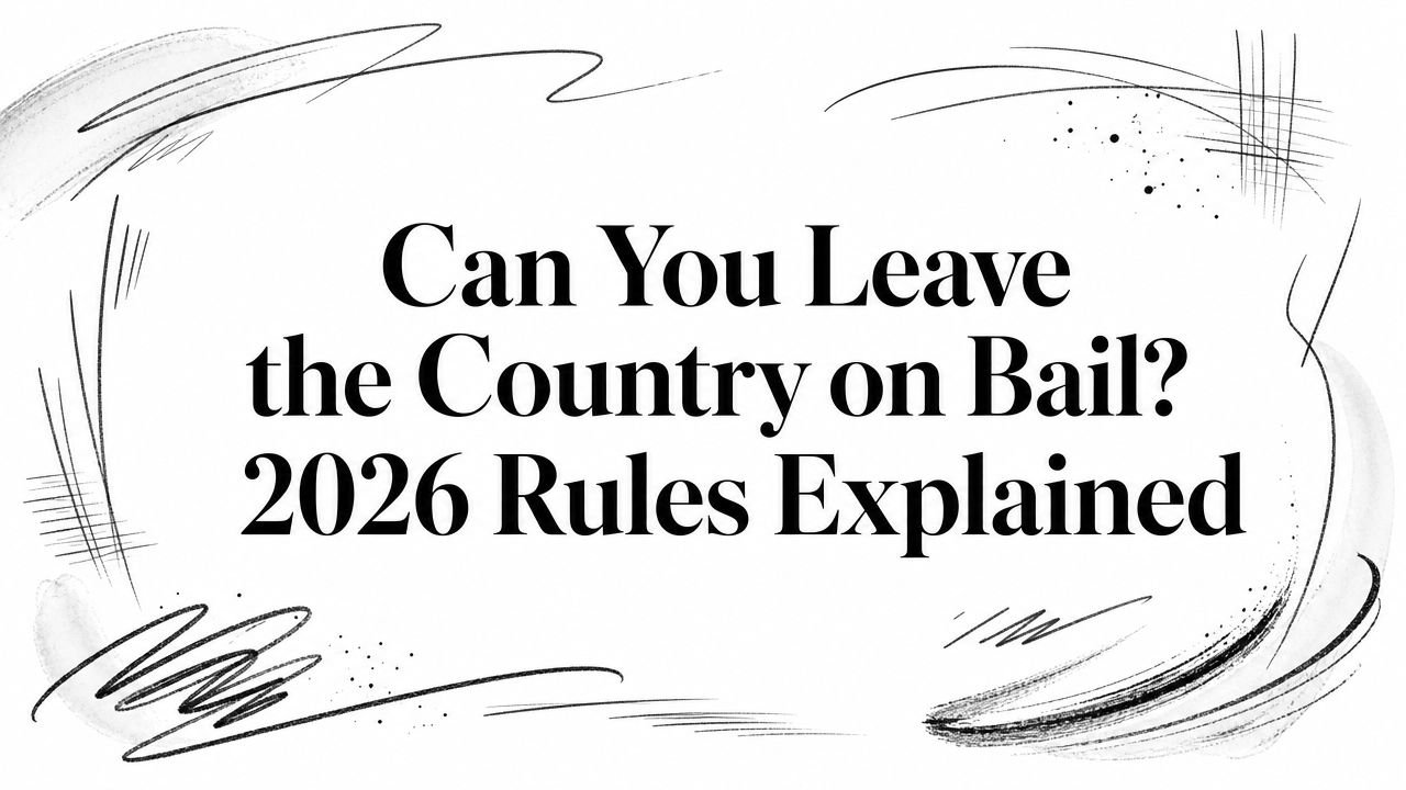 Can You Leave the Country on Bail? 2026 Rules Explained