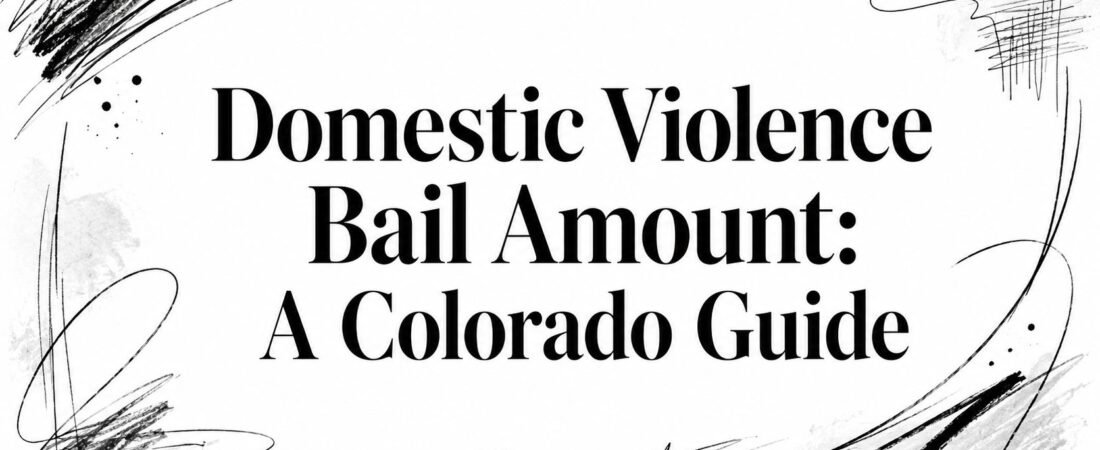 Domestic Violence Bail Amount: A Colorado Guide