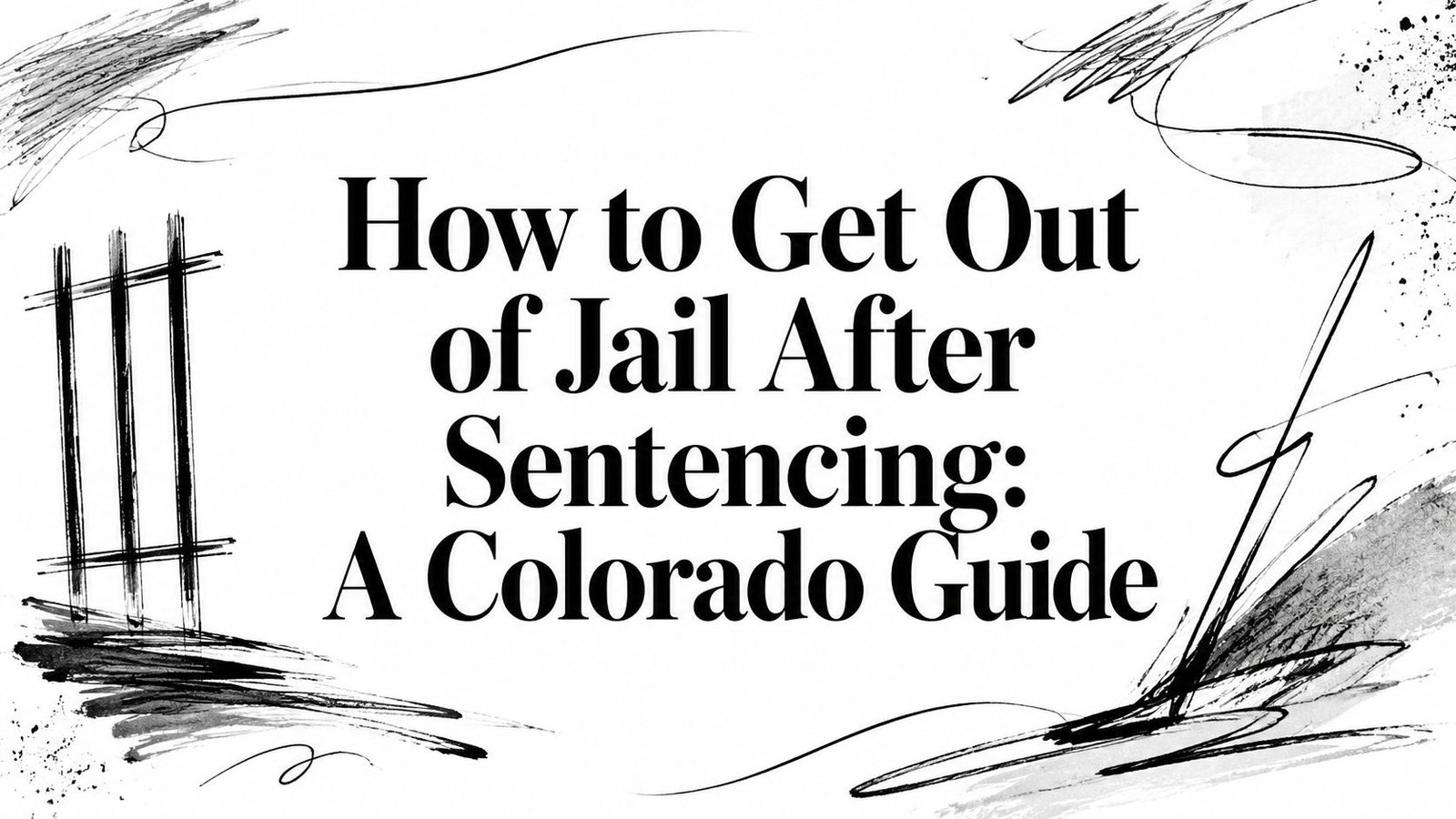How to Get Out of Jail After Sentencing: A Colorado Guide