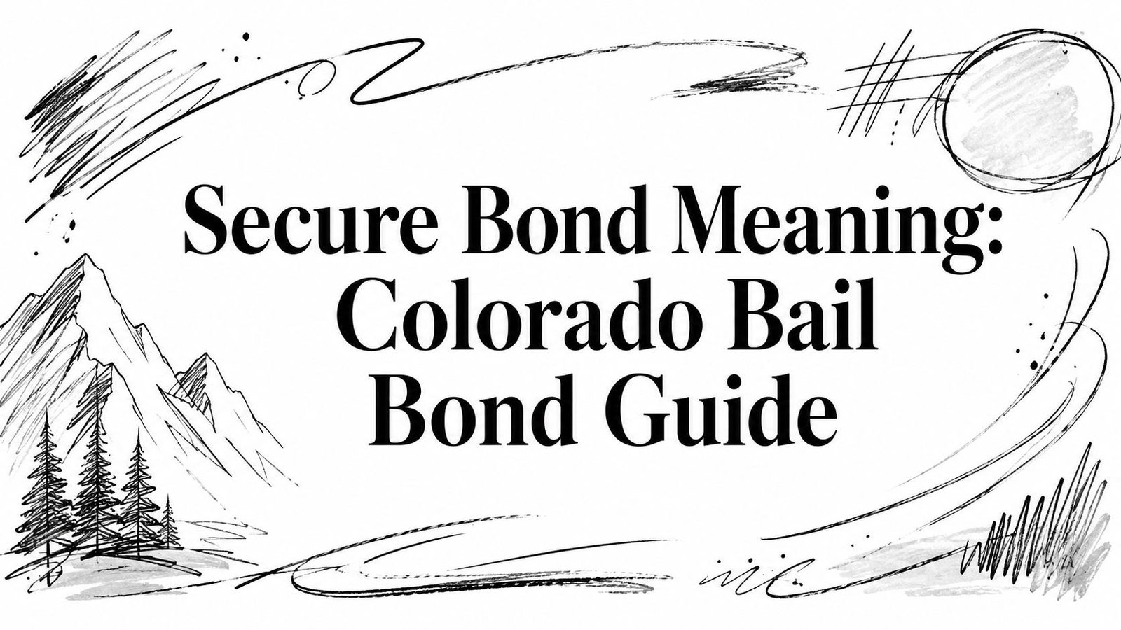 Secure Bond Meaning: Colorado Bail Bond Guide