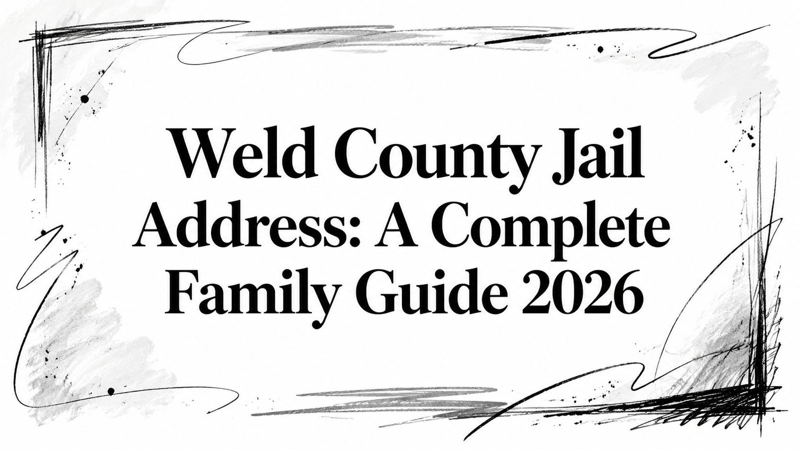 Weld County Jail Address: A Complete Family Guide 2026