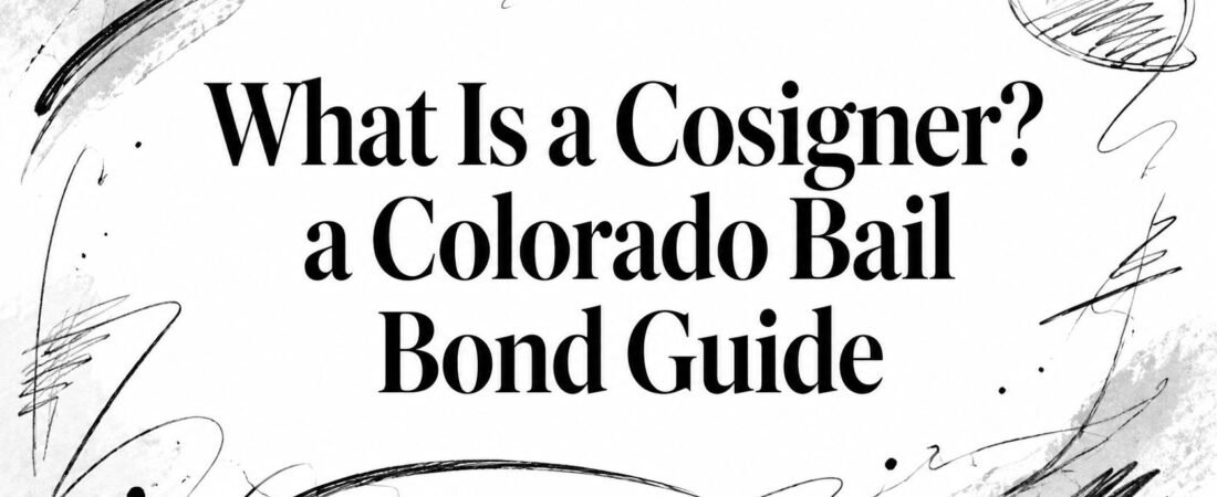 What Is a Cosigner? a Colorado Bail Bond Guide