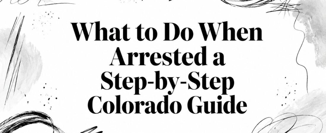 What to Do When Arrested: A Step-by-Step Colorado Guide for 2026