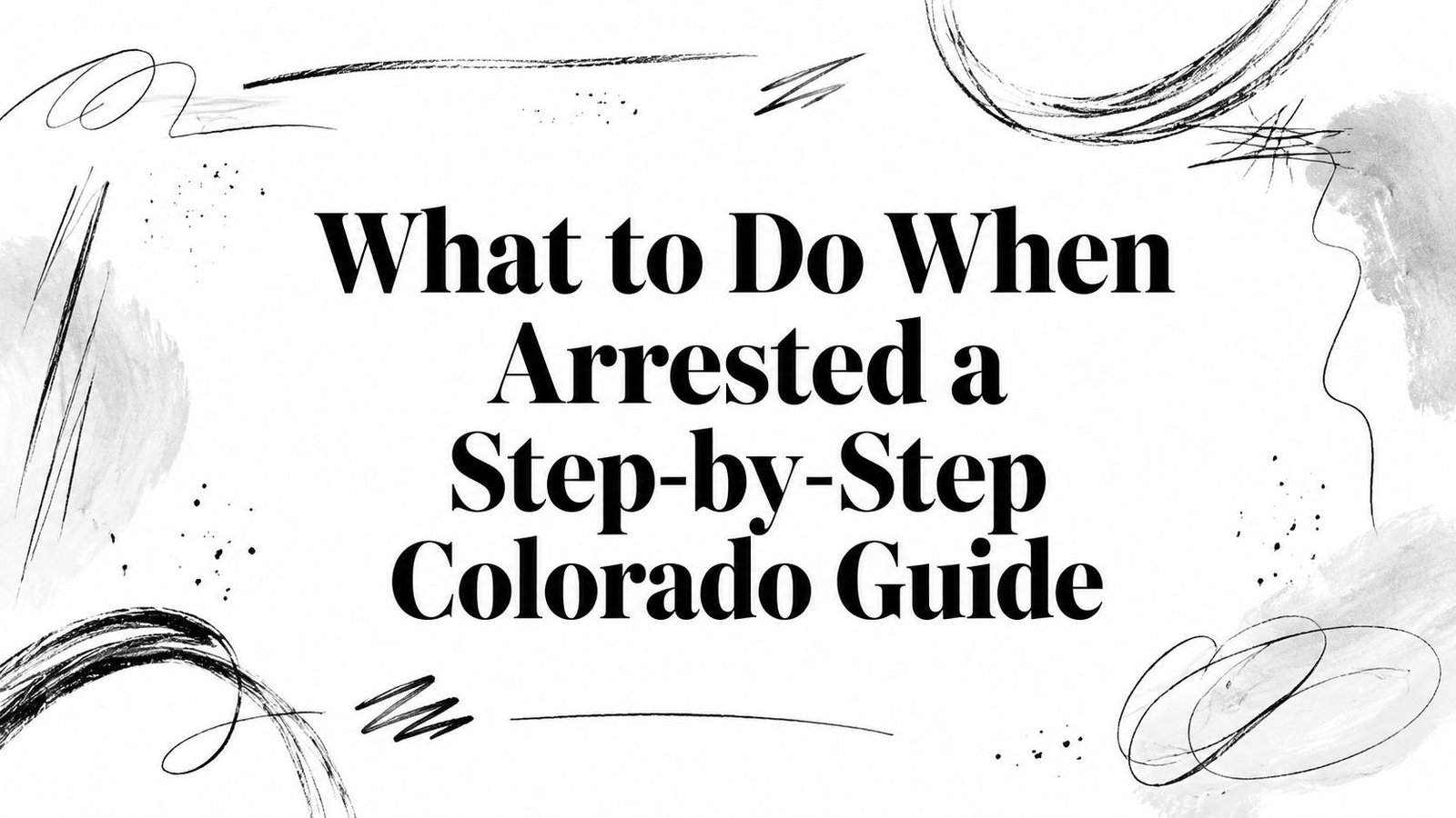 What to Do When Arrested: A Step-by-Step Colorado Guide for 2026