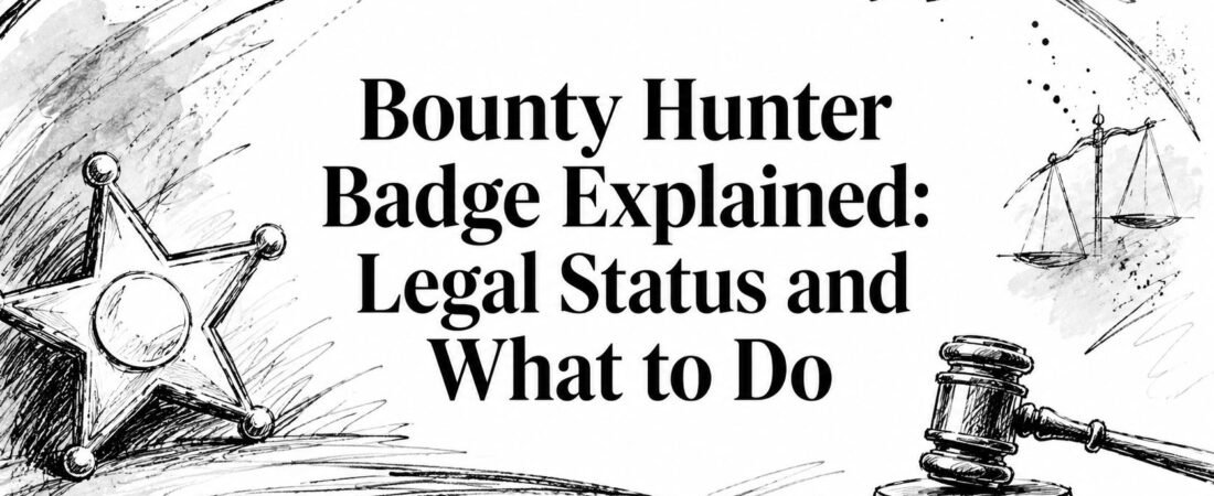Bounty Hunter Badge Explained: Legal Status and What to Do
