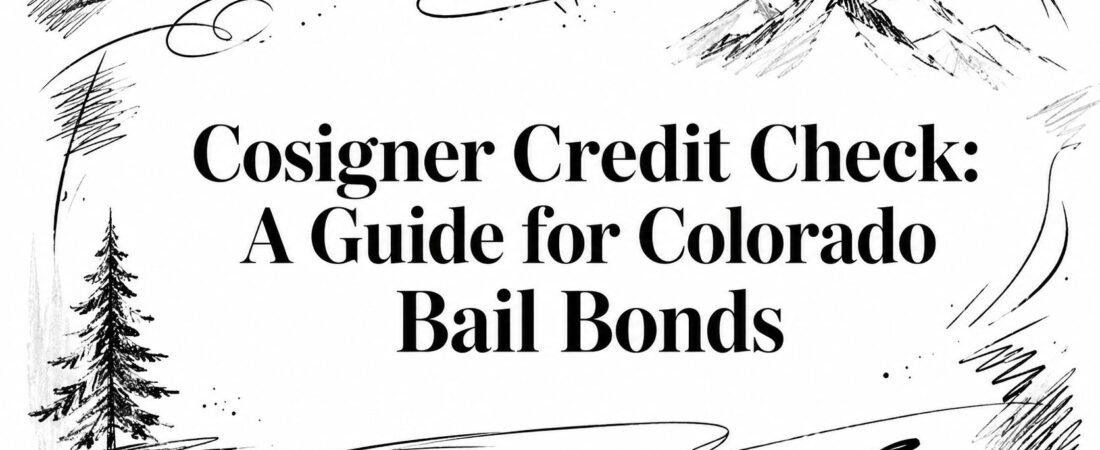 Cosigner Credit Check: A Guide for Colorado Bail Bonds