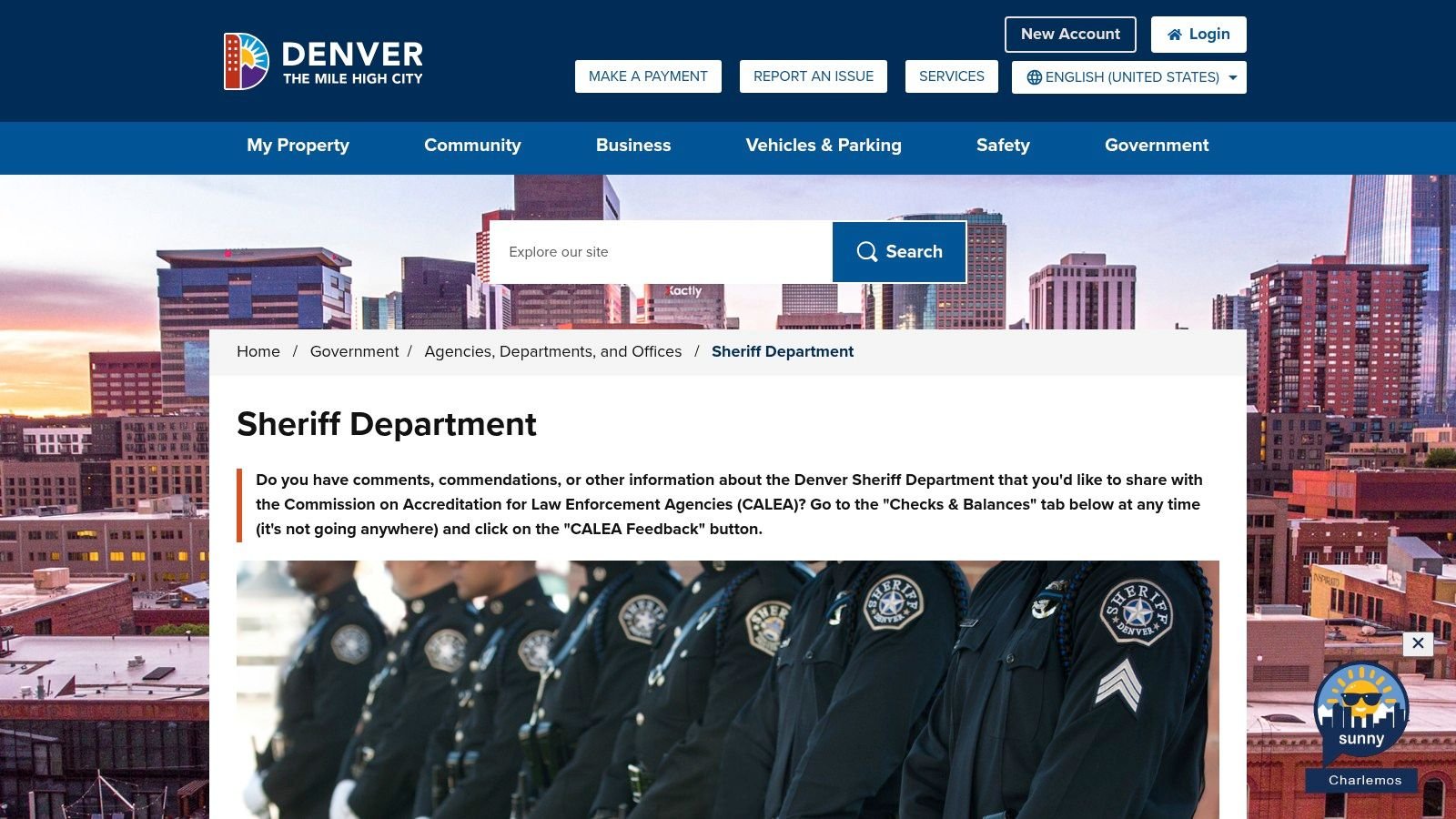 Denver Sheriff Department (Denver County Jail + Van Cise‑Simonet Downtown Detention Center)