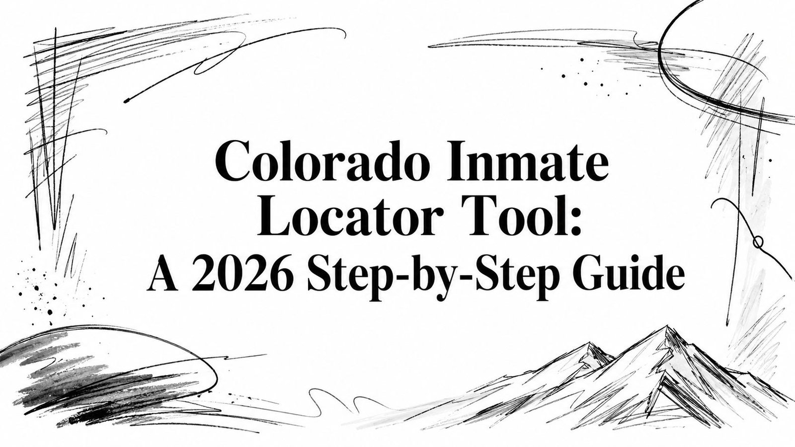 Colorado Inmate Locator Tool: A 2026 Step-by-Step Guide
