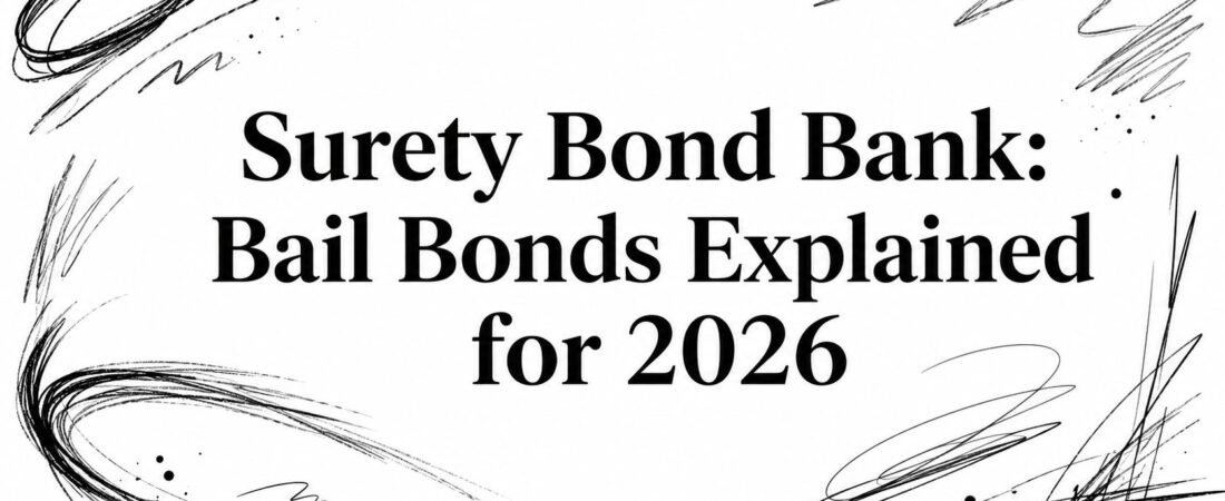 Surety Bond Bank: Bail Bonds Explained for 2026