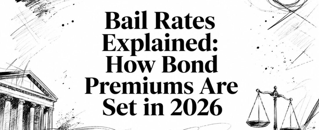 Bail Rates Explained: How Bond Premiums Are Set in 2026