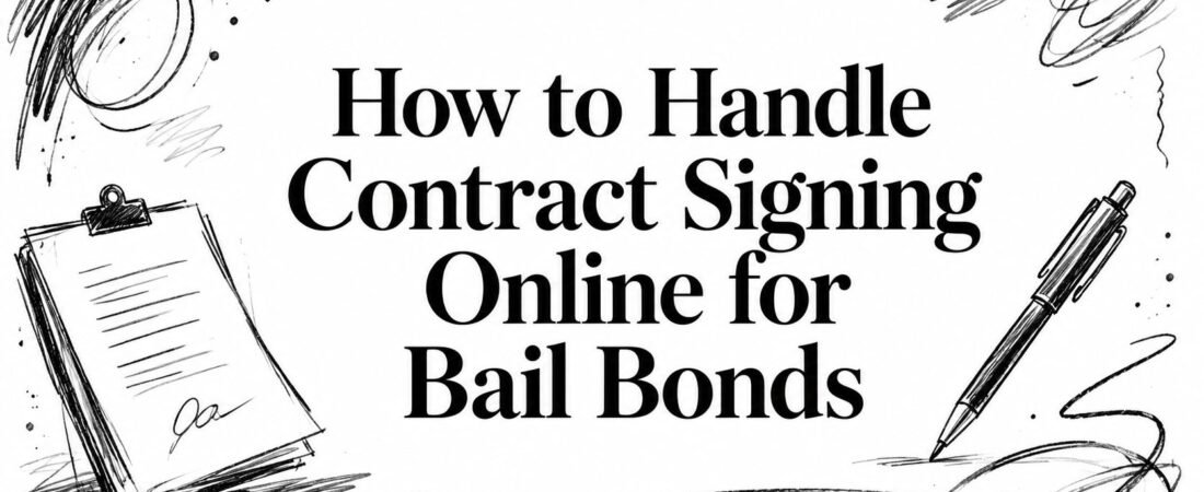 How to Handle Contract Signing Online for Bail Bonds